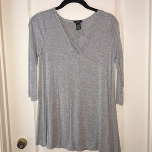 3/4 sleeve cross top